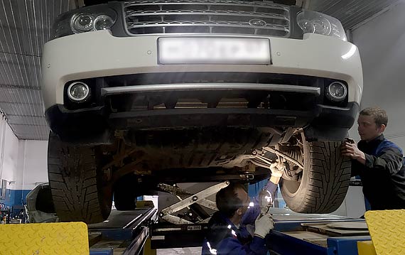 Ремонт подвески Range Rover Sport
