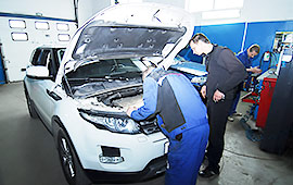 Техническое обслуживание Range Rover Evoque
