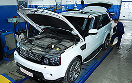 Техническое обслуживание Range Rover Sport