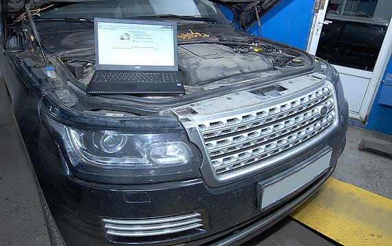 Чип-тюнинг двигателя Range Rover